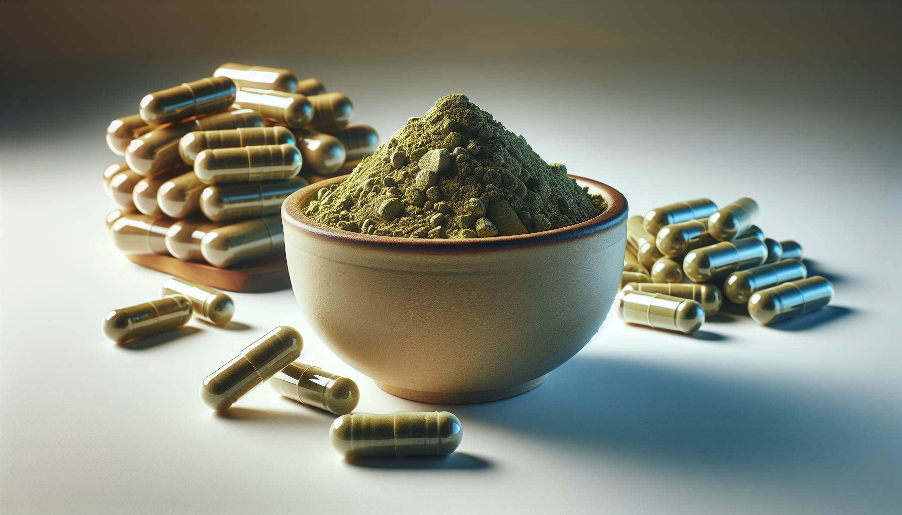 Kratom powder and capsules comparison