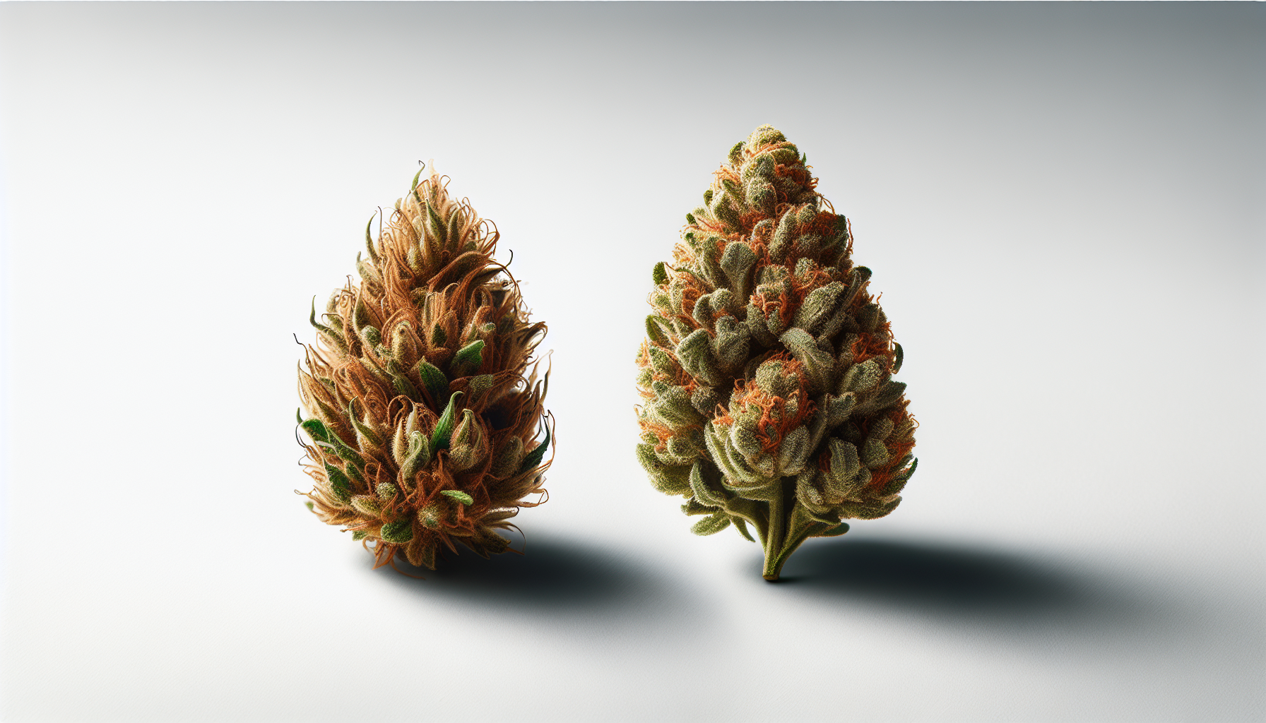 Comparison of Delta-8 and THCA hemp flower