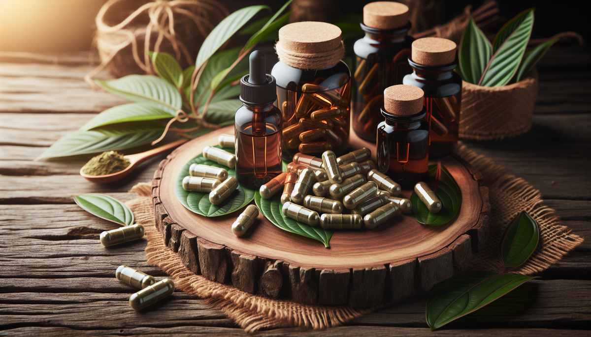 Premium kratom capsules and shots representative of OPMS brand quality