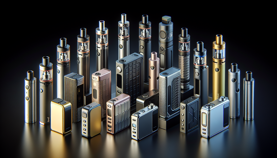 Vape batteries and mods including 510 batteries and box mods