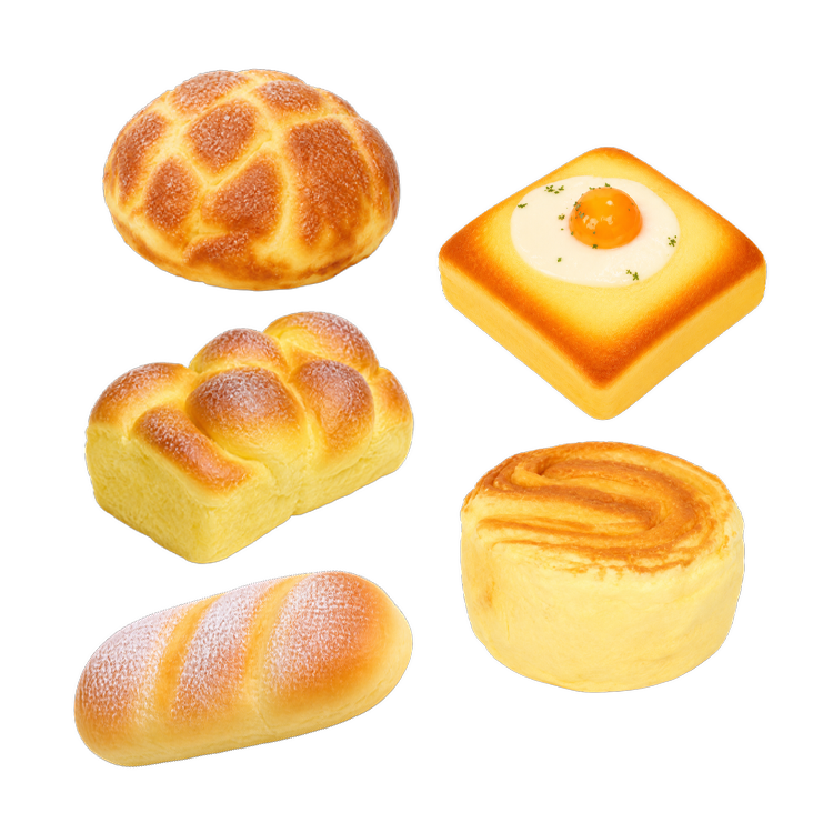 Fun Doh Bakery Slow Rise Squishy Bread Variety