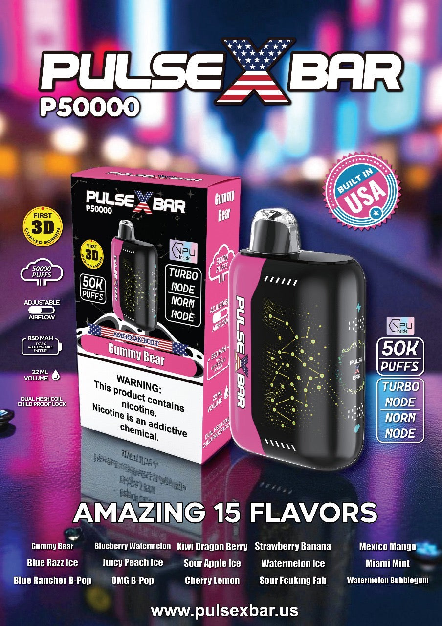 Champs Bar 50K Pulse X Disposable Vape