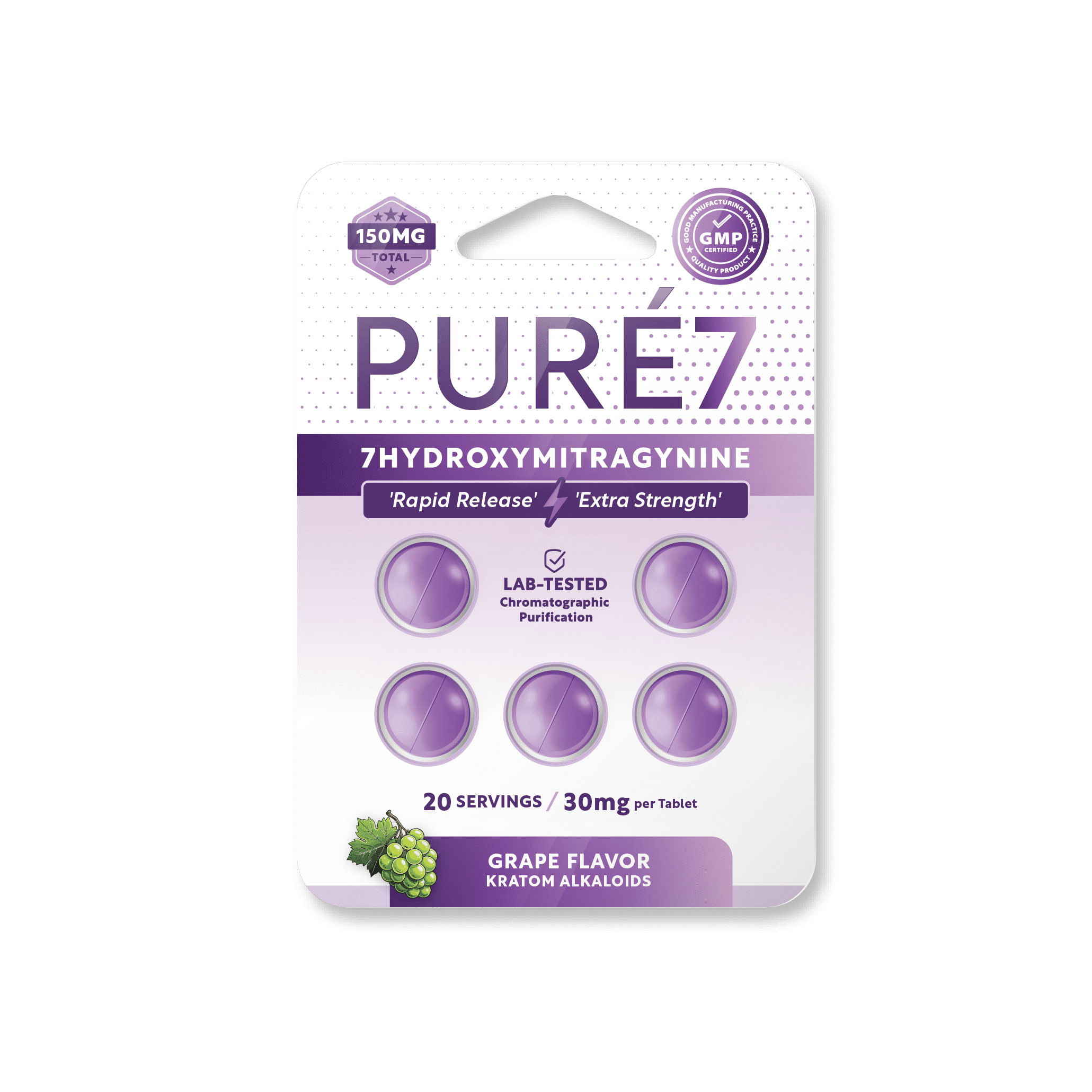Pure7 7OH Tablets 30mg 5ct