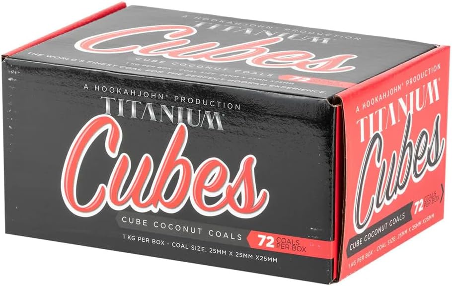Titanium Cubes Cube Coconut Coals (72ct)