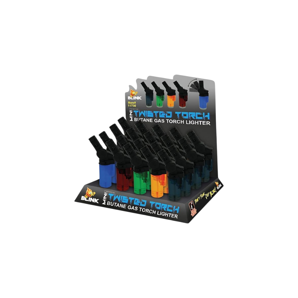 Blink - Mini Twisted Butane Gas Torch (Frosted) (11730)