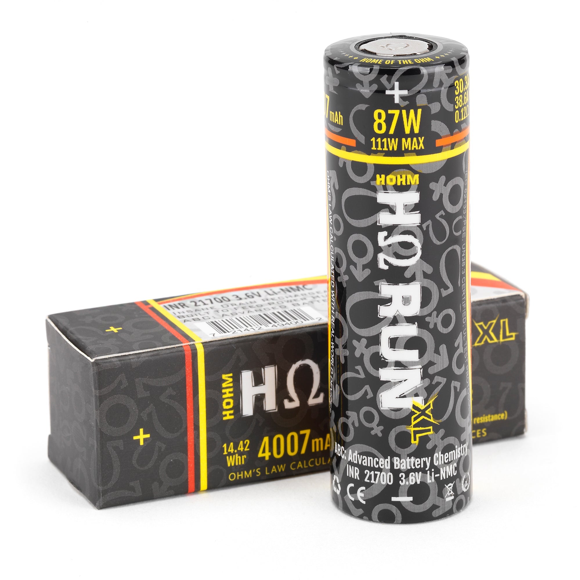 Hohm Tech Run 21700 Battery - 2 Pack