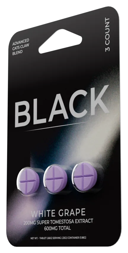 Black Label Distribution Black Advanced Cat's Claw Blend 200mg Tablets White Grape