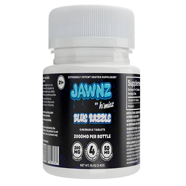 Homiez JAWNZ MGM 200mg 10ct Bottle - Blue Razzle