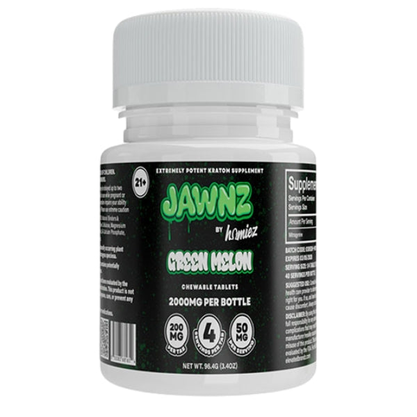 Homiez JAWNZ MGM 200mg 10ct Bottle - Green Melon