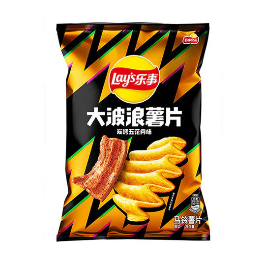 Lays Wavy Grilled Pork Belly 70g (China)
