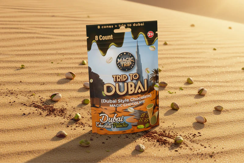 Magic Trip - Trip To Dubai Chocolate [8ct] Cones