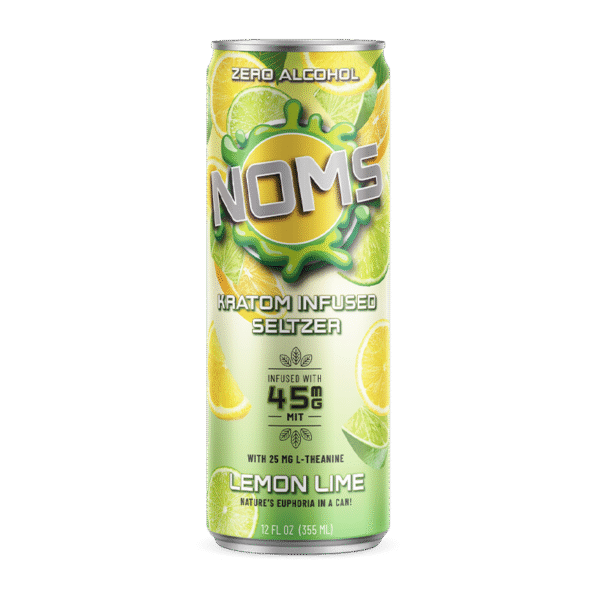 NOMS Kratom Infused Seltzer 12oz 45mg (Lemon Lime)