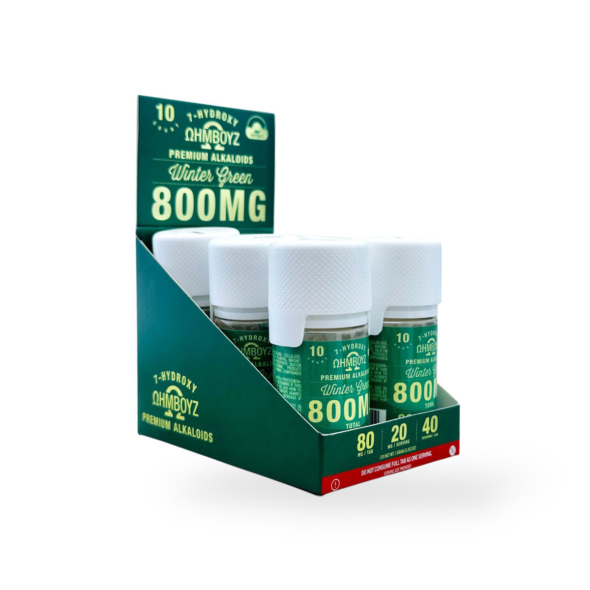 Ohmboyz - 7OH (80mg) 10ct Bottle 800mg