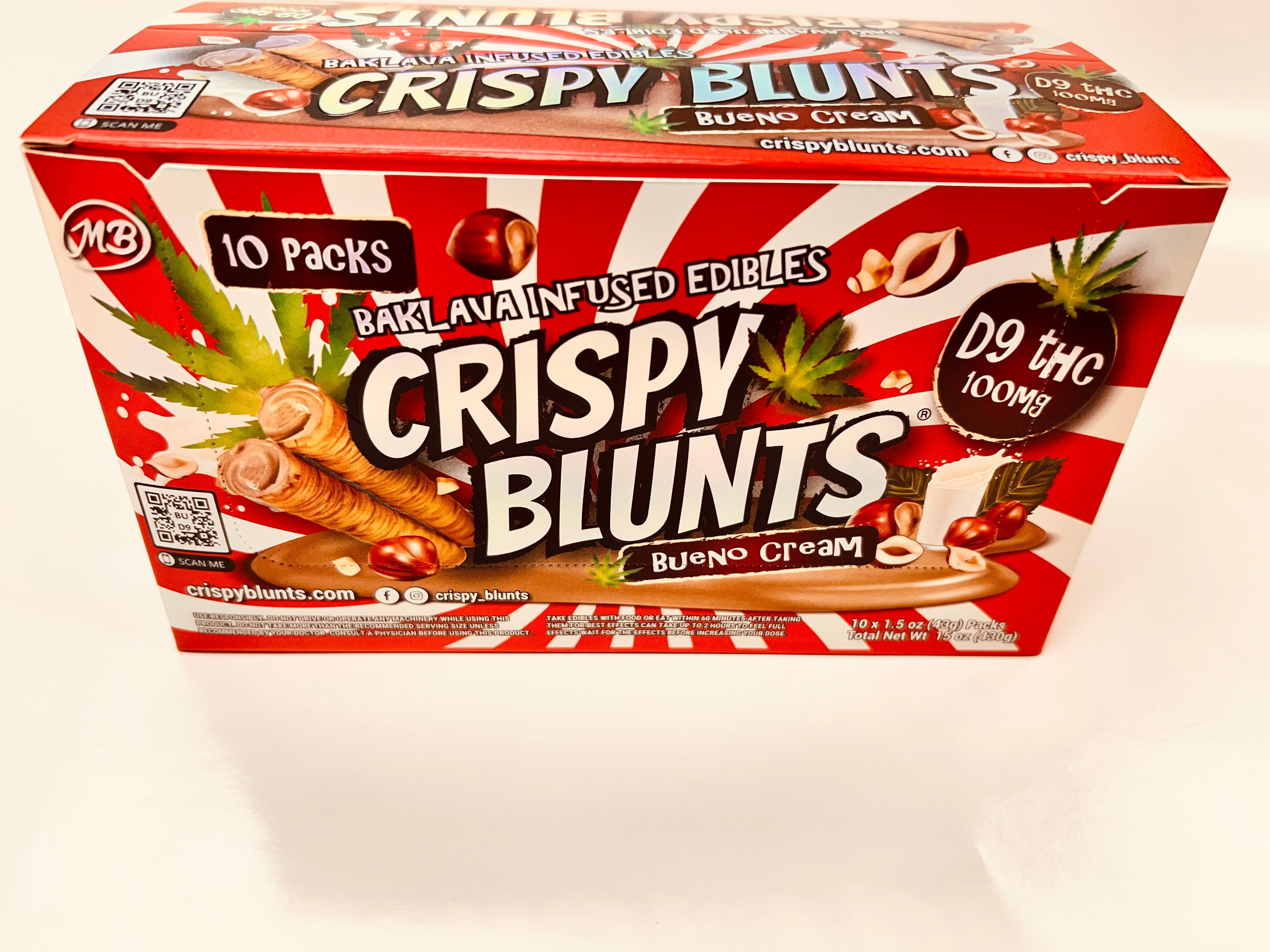 Crispy Blunts Delta 9 Bueno Cream 10ct Display Box