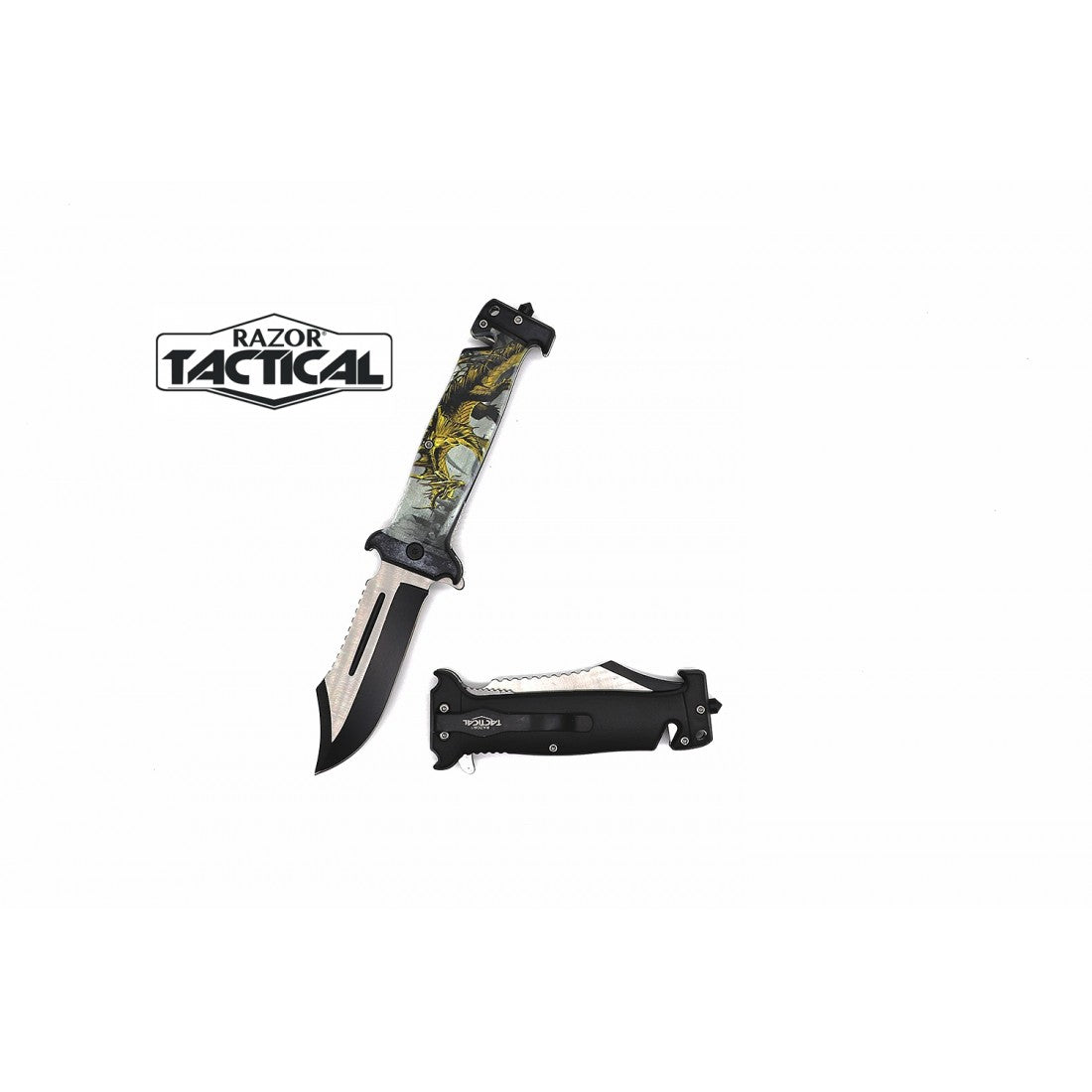 Spring Assist Folding Knife 9.25" overall