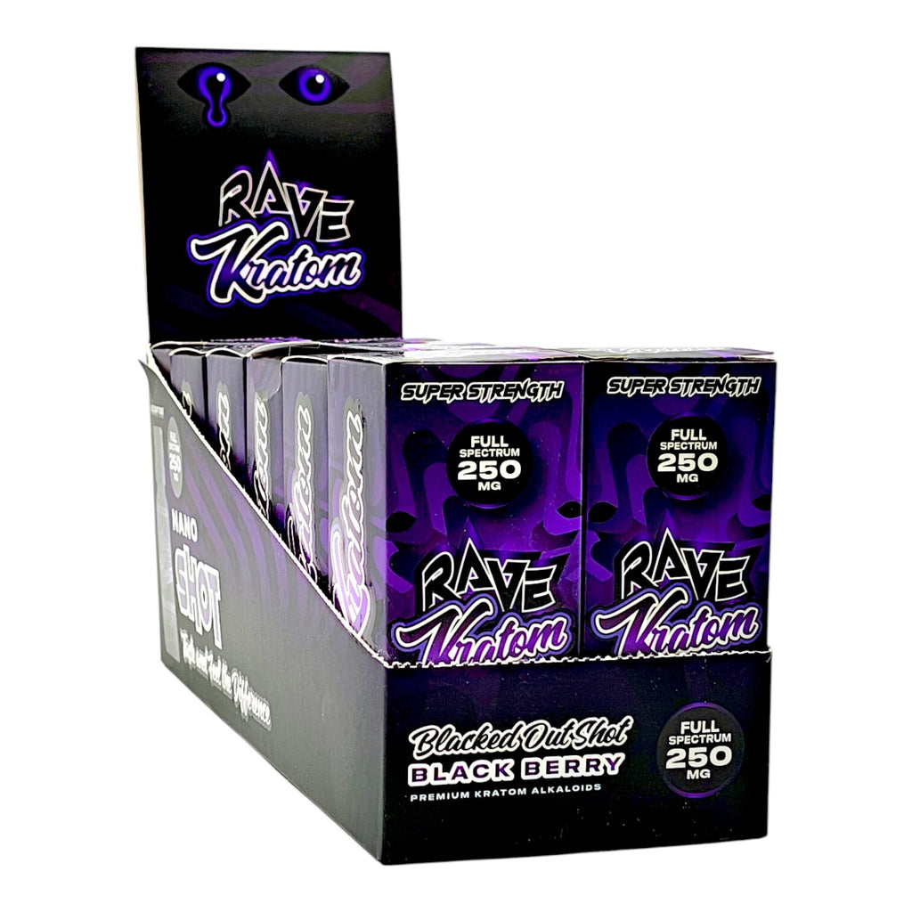 Rave - Blacked Out 1oz Kratom Shot