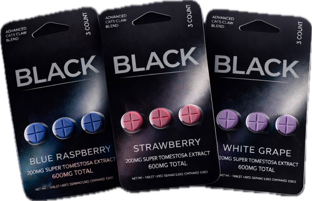 Black Label Distribution Black Advanced Cat's Claw Alkaloid Blend Tablets Display
