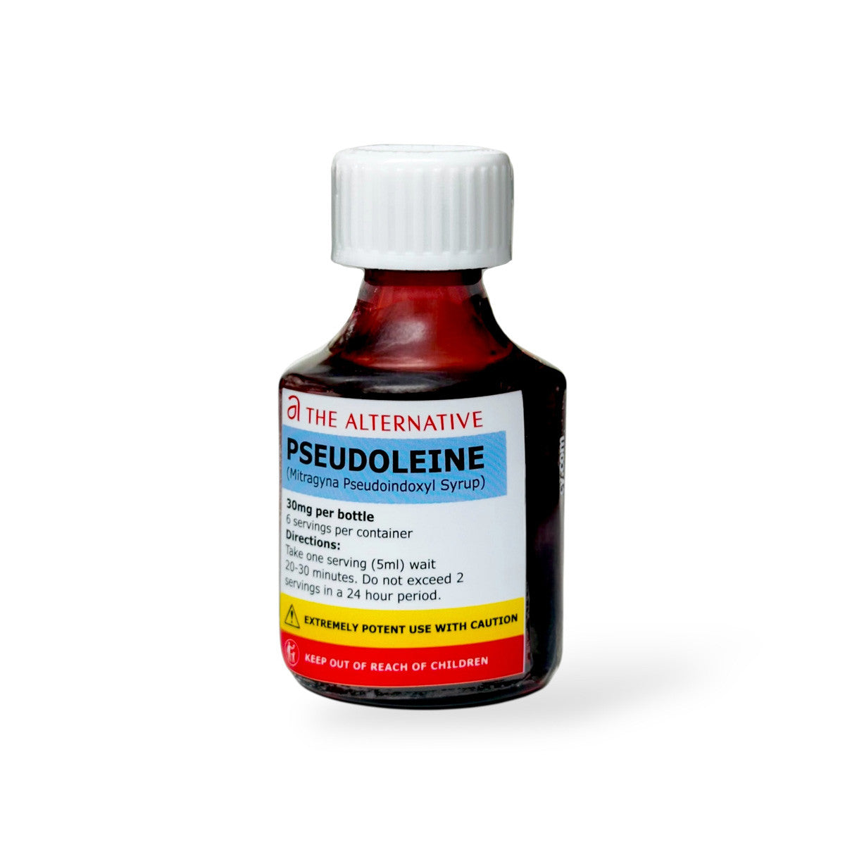 The Alternative Pseudoleine Syrup 30mg 5mL 12ct Display