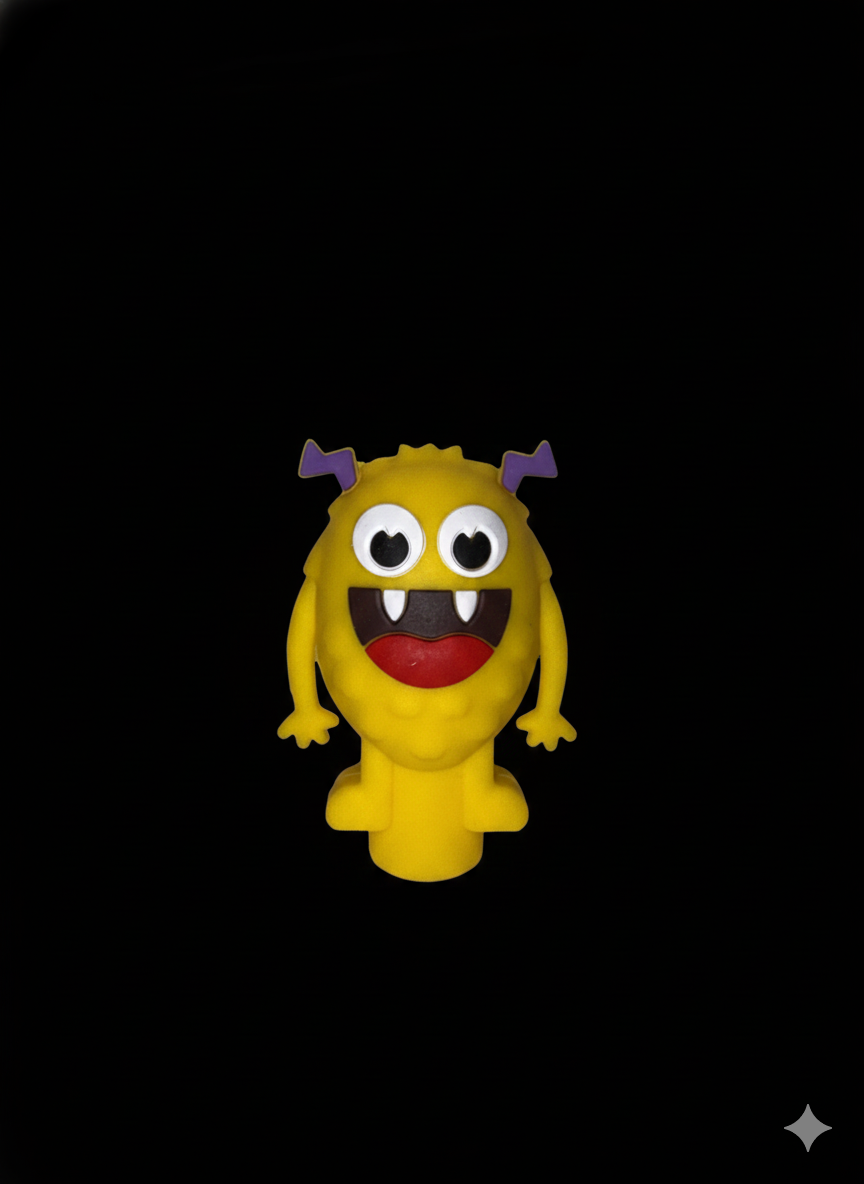 Silicone Hand Pipe - Small Fuzzy Monster