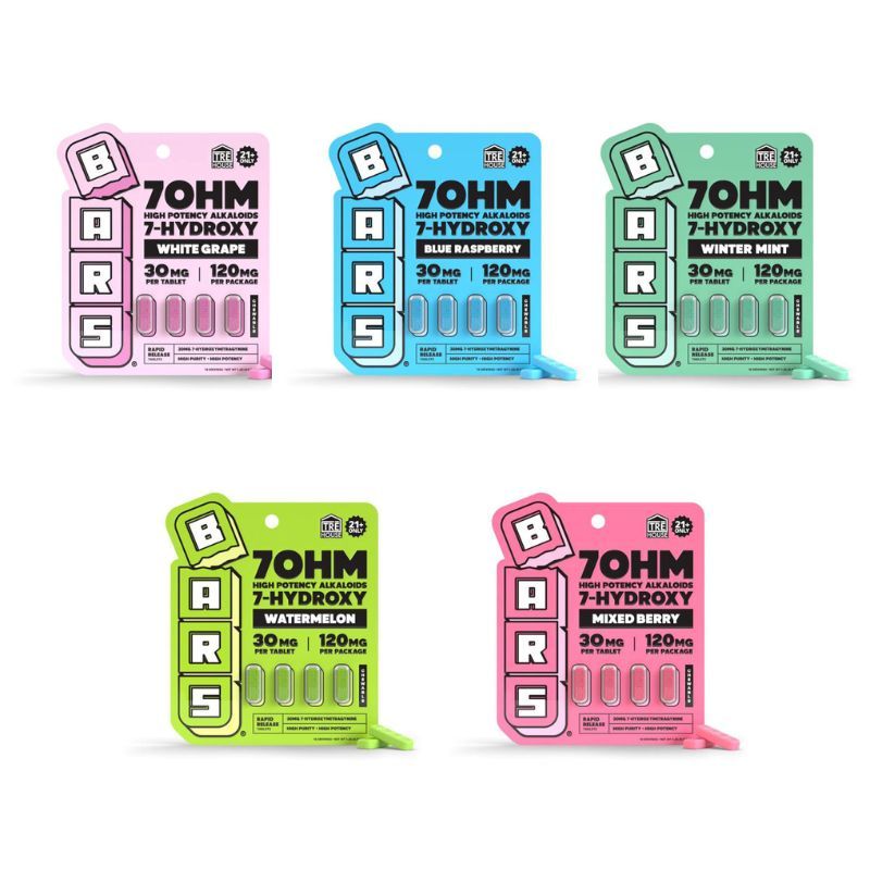Tre House BARS - 7OH 4ct/30mg Tablets