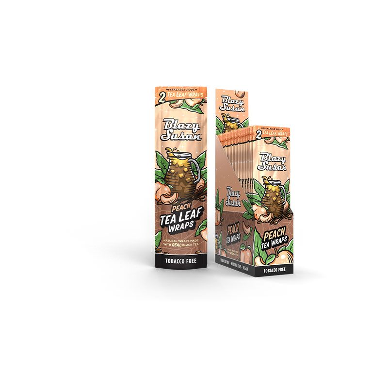 Blazy Susan - Peach Tea Leaf Wraps [2pk]