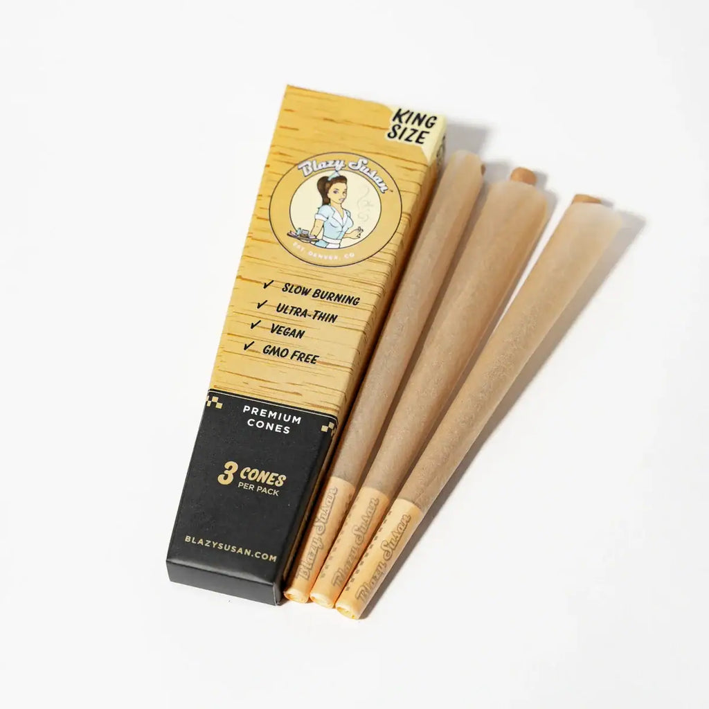 Blazy Susan ~ Cones | Unbleached (King Size) [3pk]