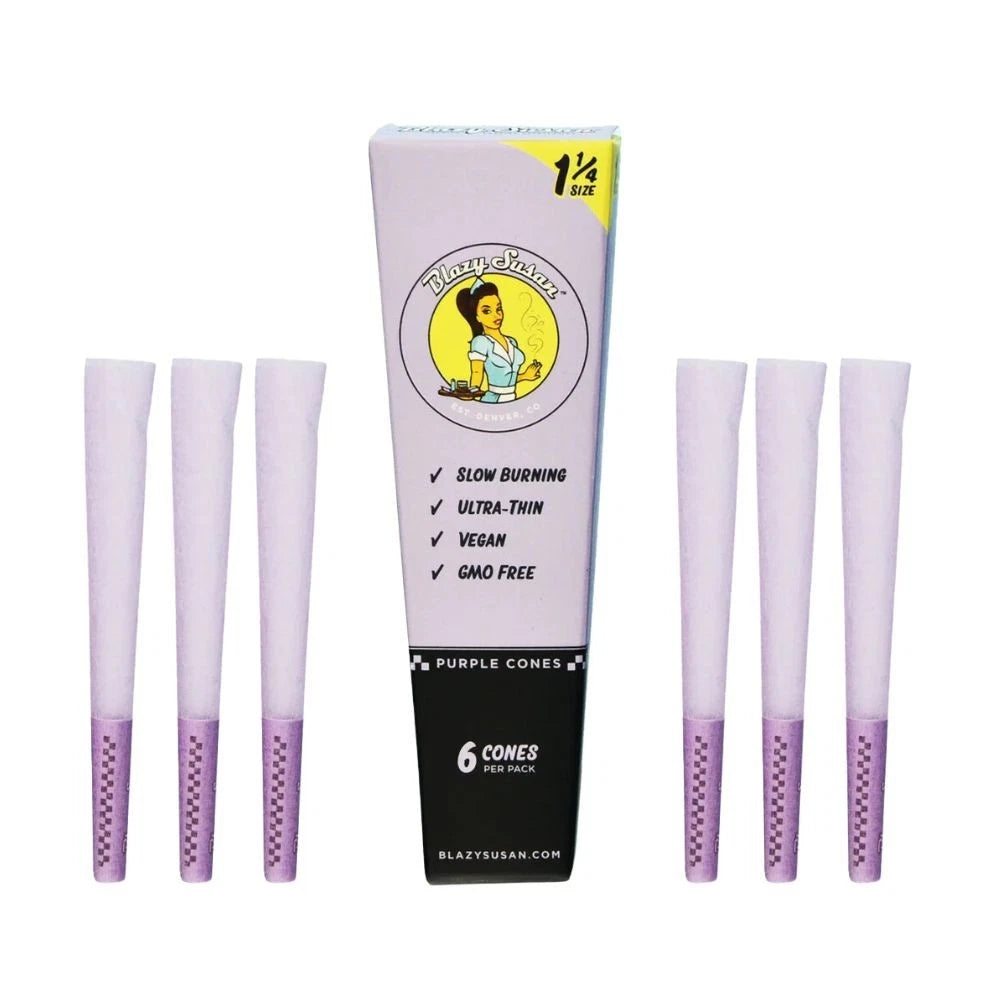Blazy Susan ~ Cones | Purple (1 1/4") [6pk]