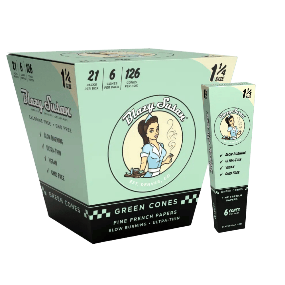 Blazy Susan ~ Cones | Green (1-1/4") [3pk]