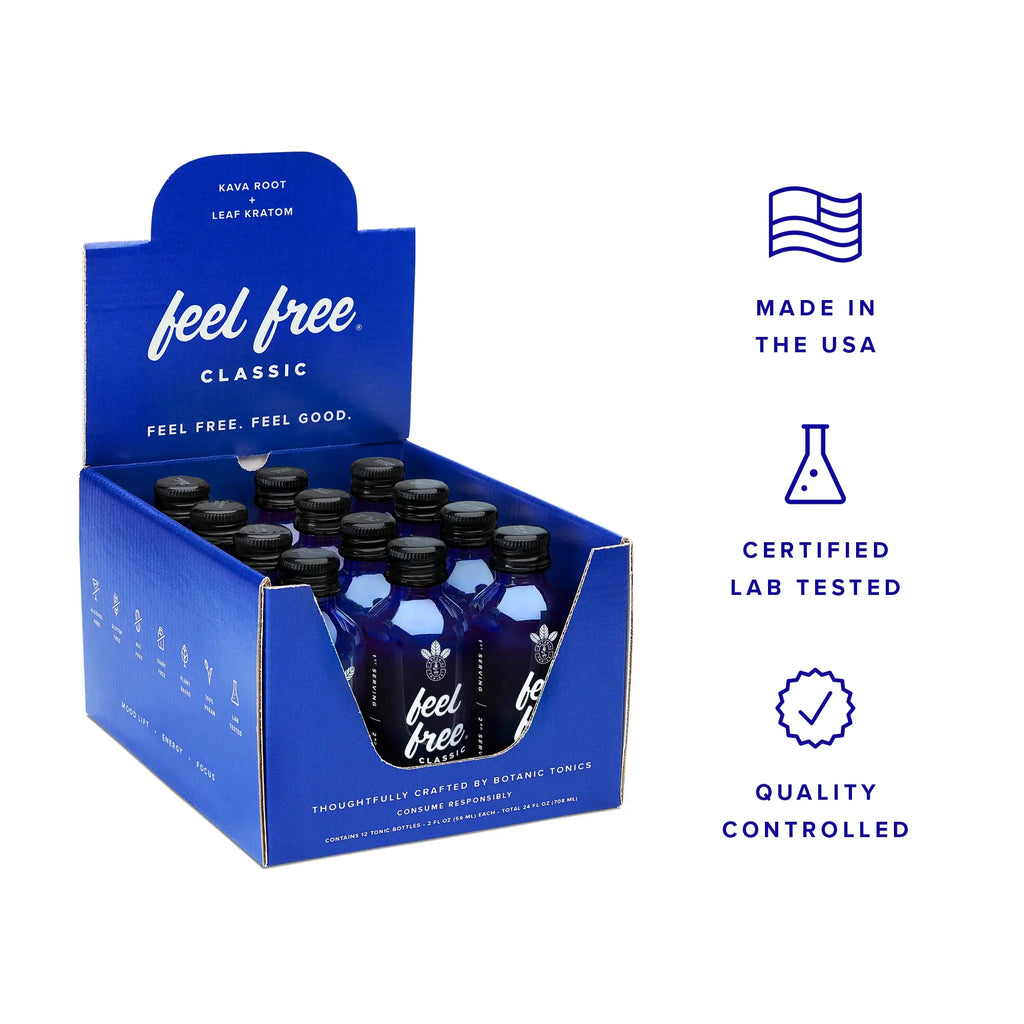 Feel Free ~ Classic Kava/Kratom Shot 2oz