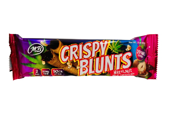 Crispy Blunts Delta 9 Hazelnut Chocolate 100mg