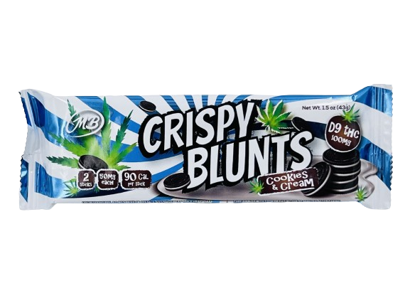 Crispy Blunts Delta 9 Cookies and Cream 100mg