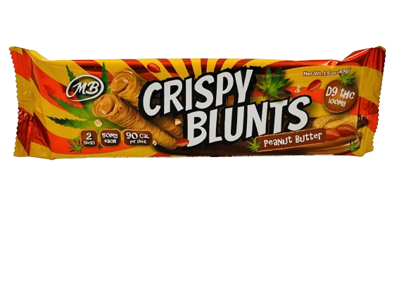 Crispy Blunts Delta 9 Peanut Butter 100mg