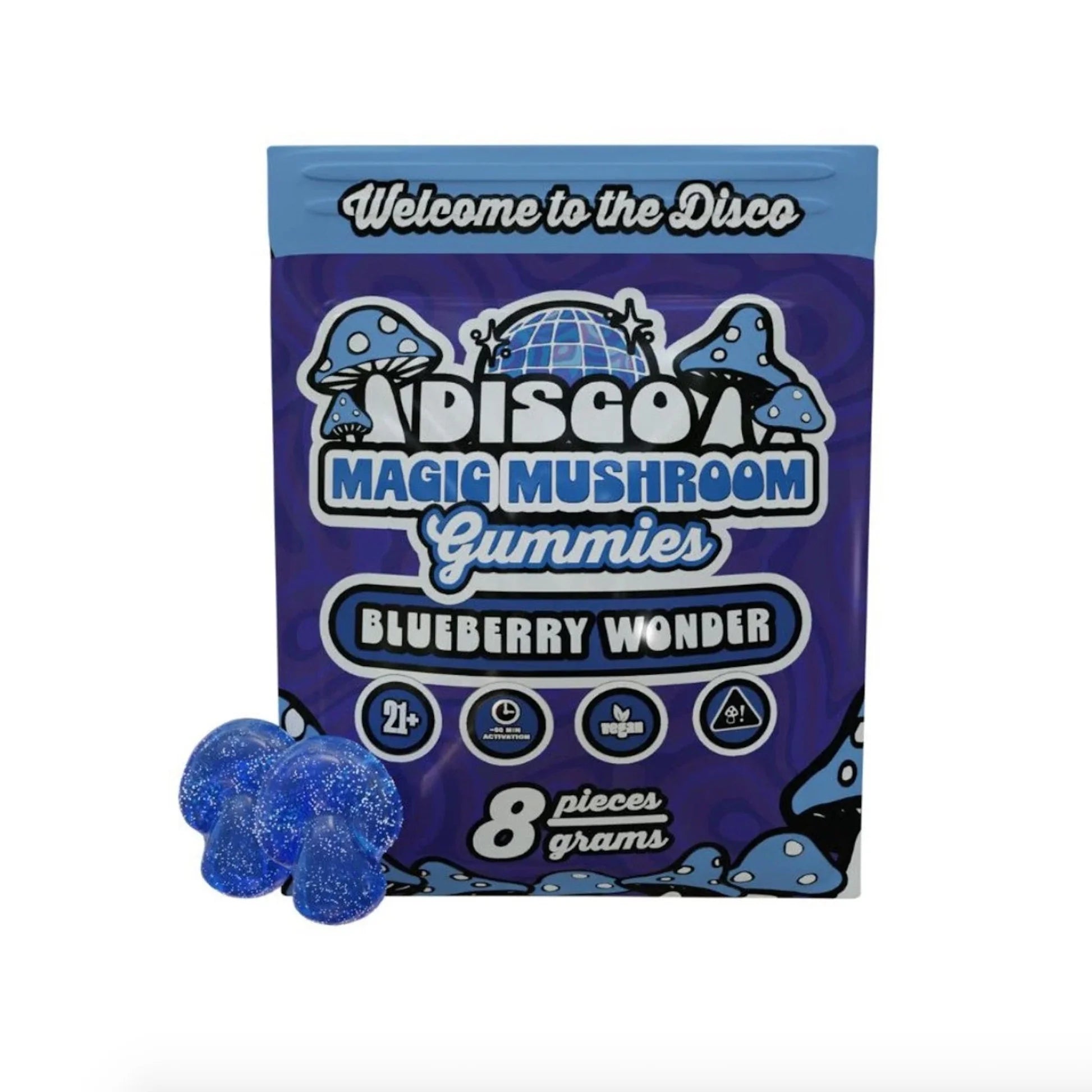 Disco Mushroom Gummies 8g Pouch