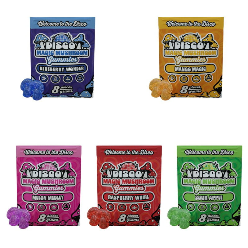 Disco Mushroom Gummies 8g Pouch