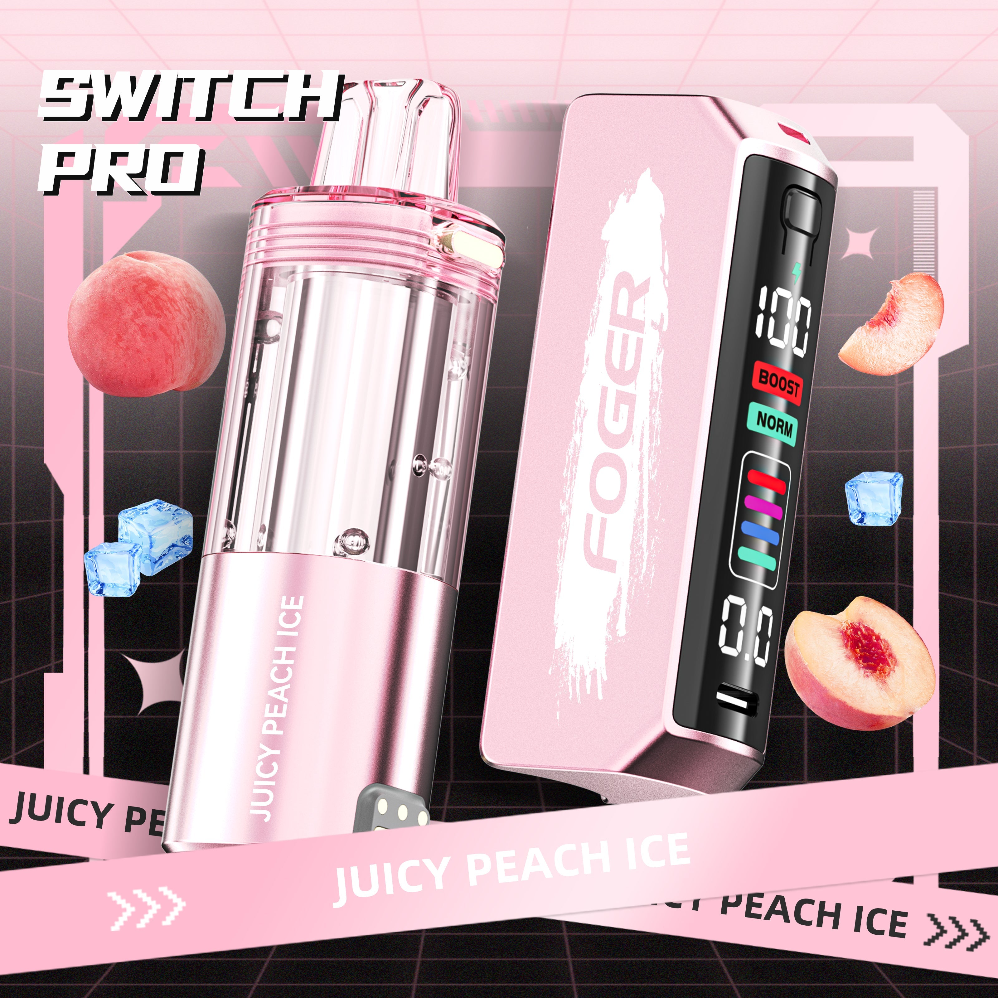 Foger Switch Pro 30K Kit - Juicy Peach Ice