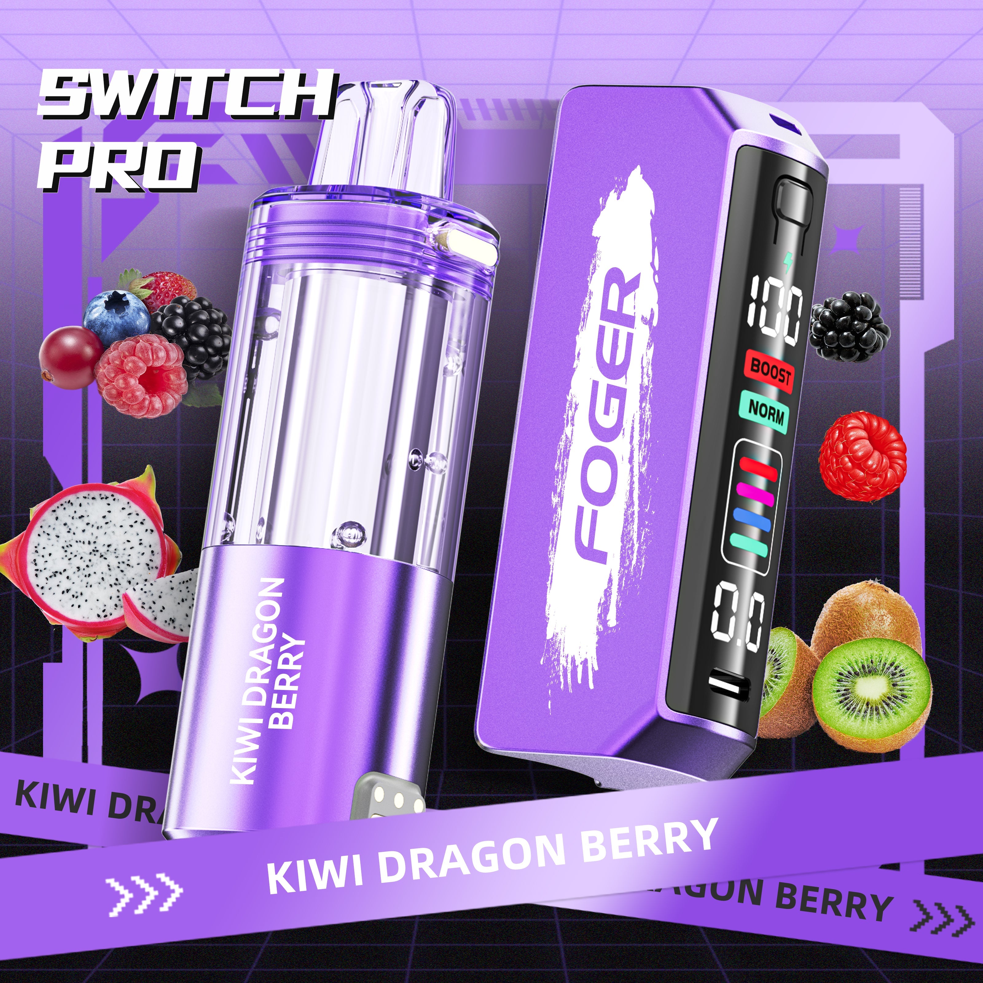 Foger Switch Pro Kit - Kiwi Dragon Berry