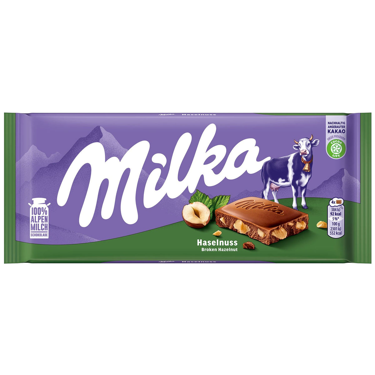 Milka Hazelnuts 90g (Germany)