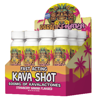 Paradise Kava - 500mg Shot (Strawberry Banana)