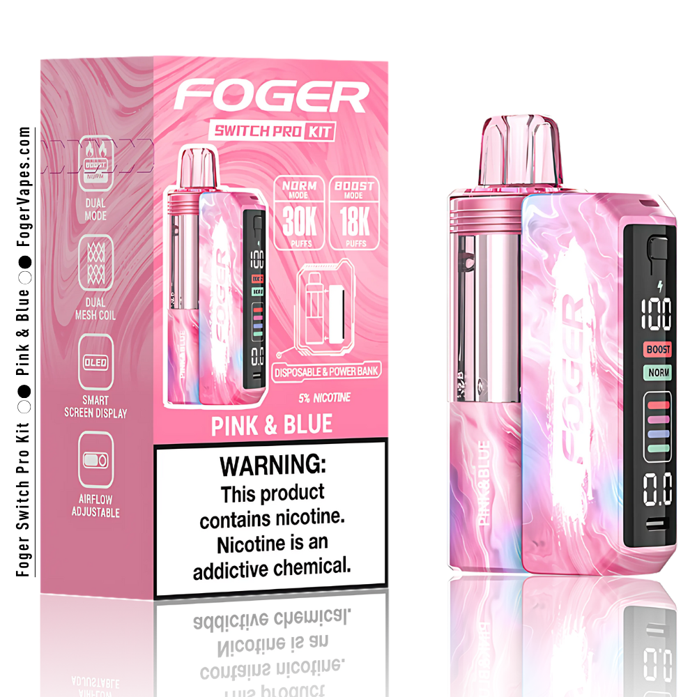 Foger Switch Pro 30K Kit - Pink & Blue
