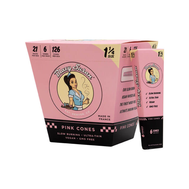 Blazy Susan ~ Cones | Pink (1-1/4") [6pk]