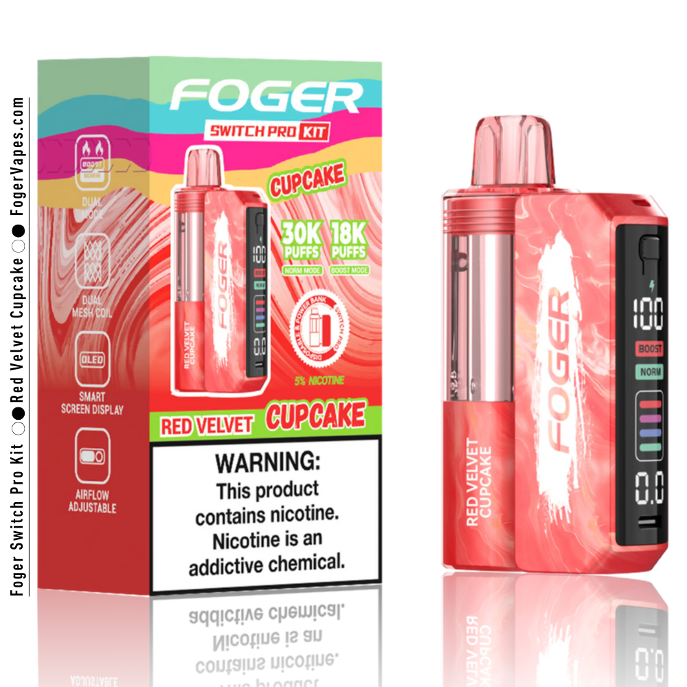 Foger Switch Pro 30K Kit - Red Velvet Cupcake