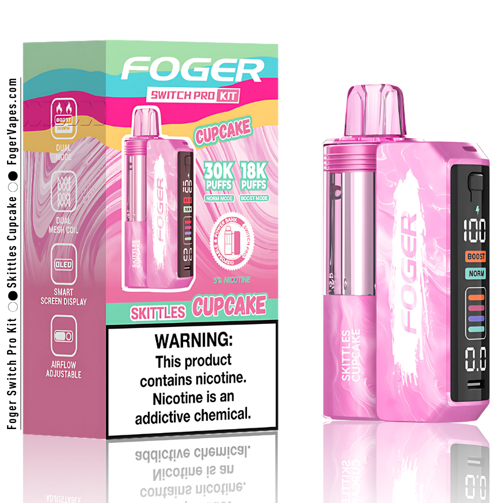 Foger Switch Pro 30K Kit - Skittles Cupcake