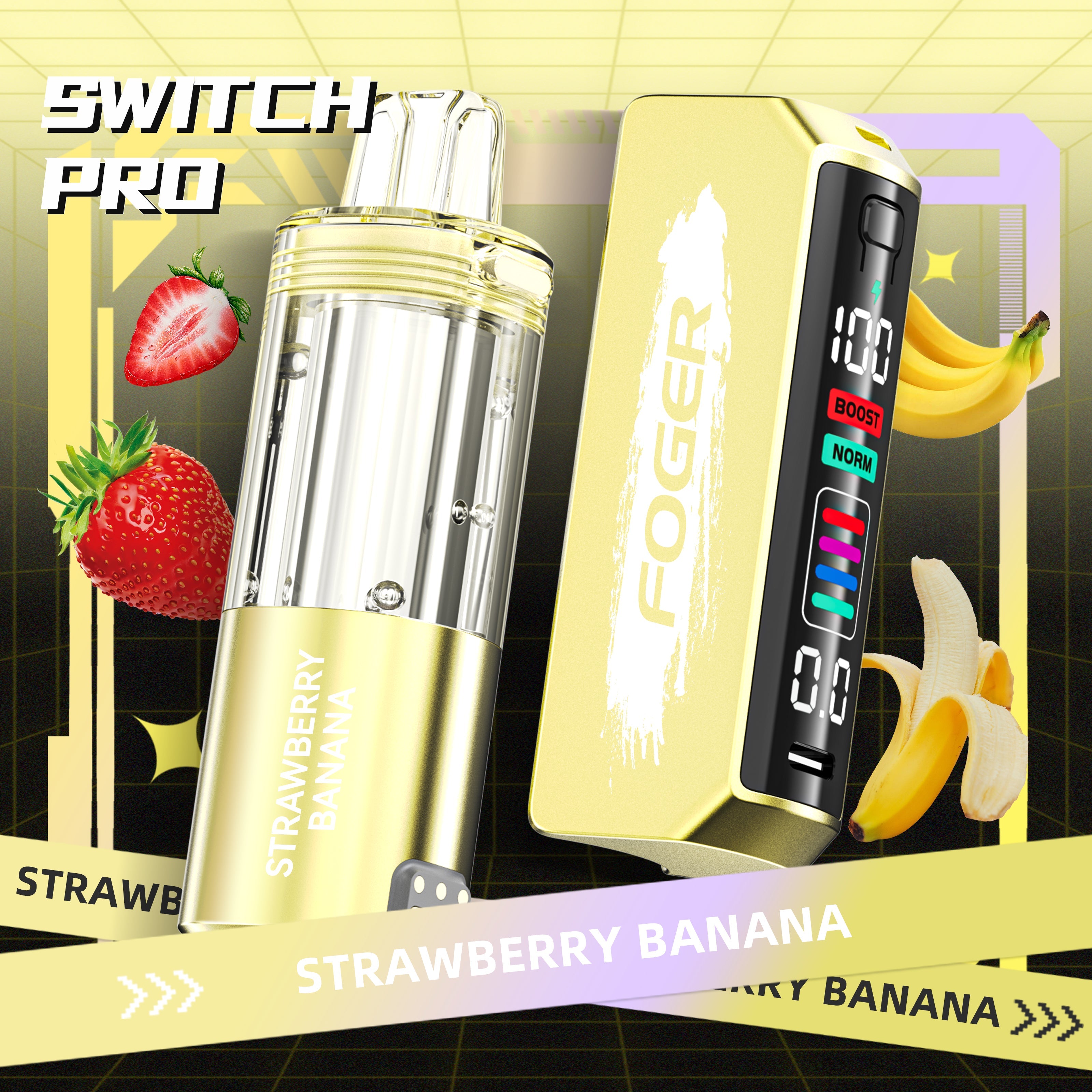 Foger Switch Pro 30K Kit - Strawberry Banana