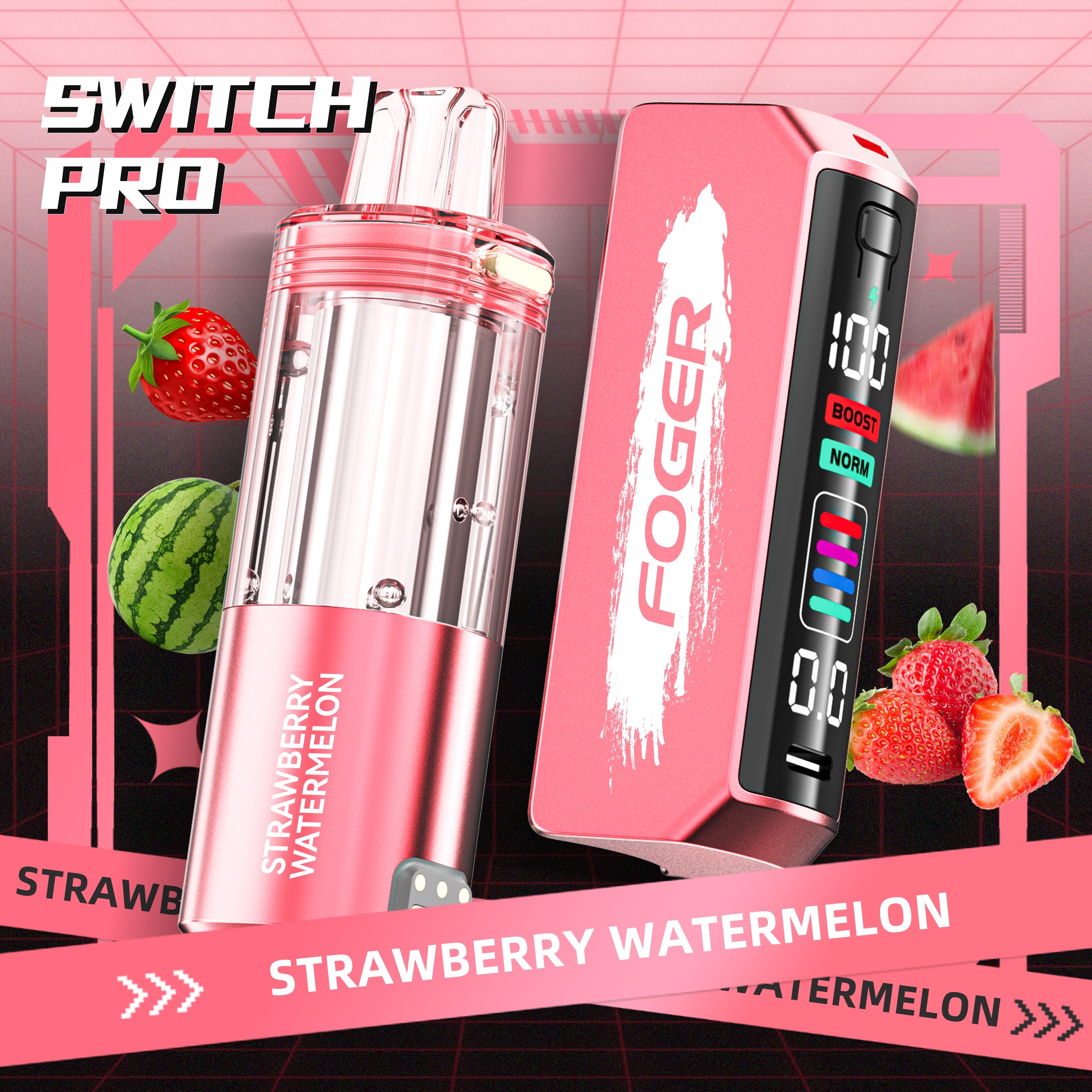 Foger Switch Pro 30K Kit - Strawberry Watermelon