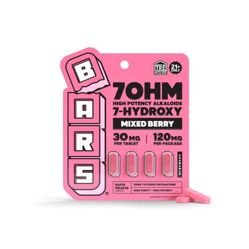 Tre House BARS - 7OH 4ct/30mg Tablets