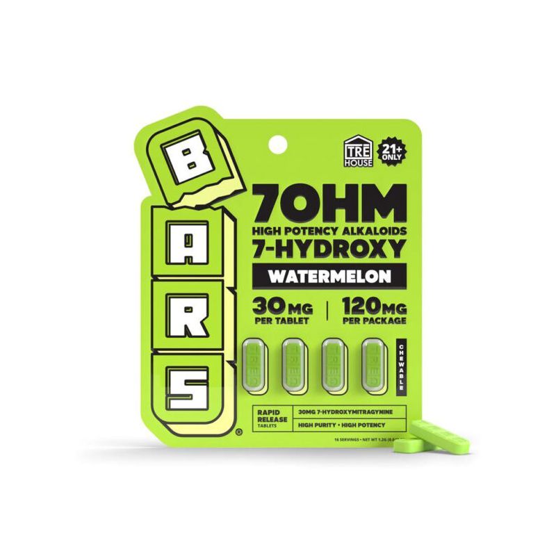 Tre House BARS - 7OH 4ct/30mg Tablets