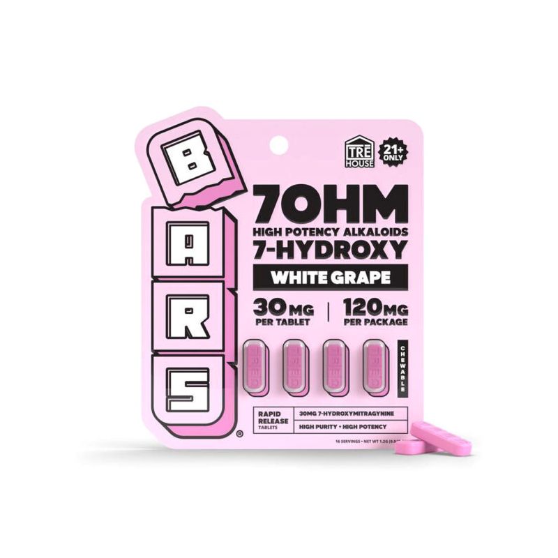 Tre House BARS - 7OH 4ct/30mg Tablets