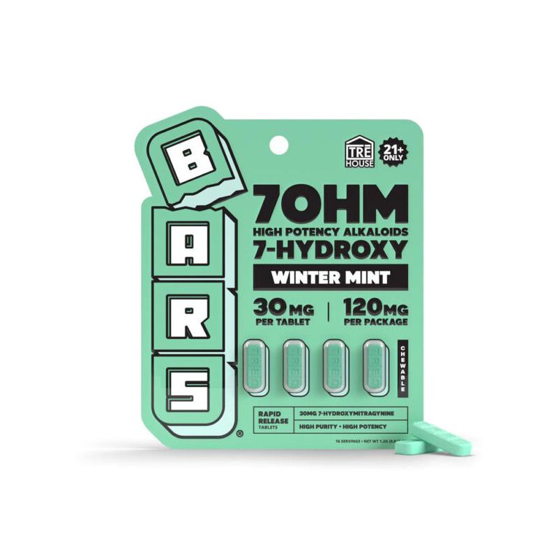 Tre House BARS - 7OH 4ct/30mg Tablets