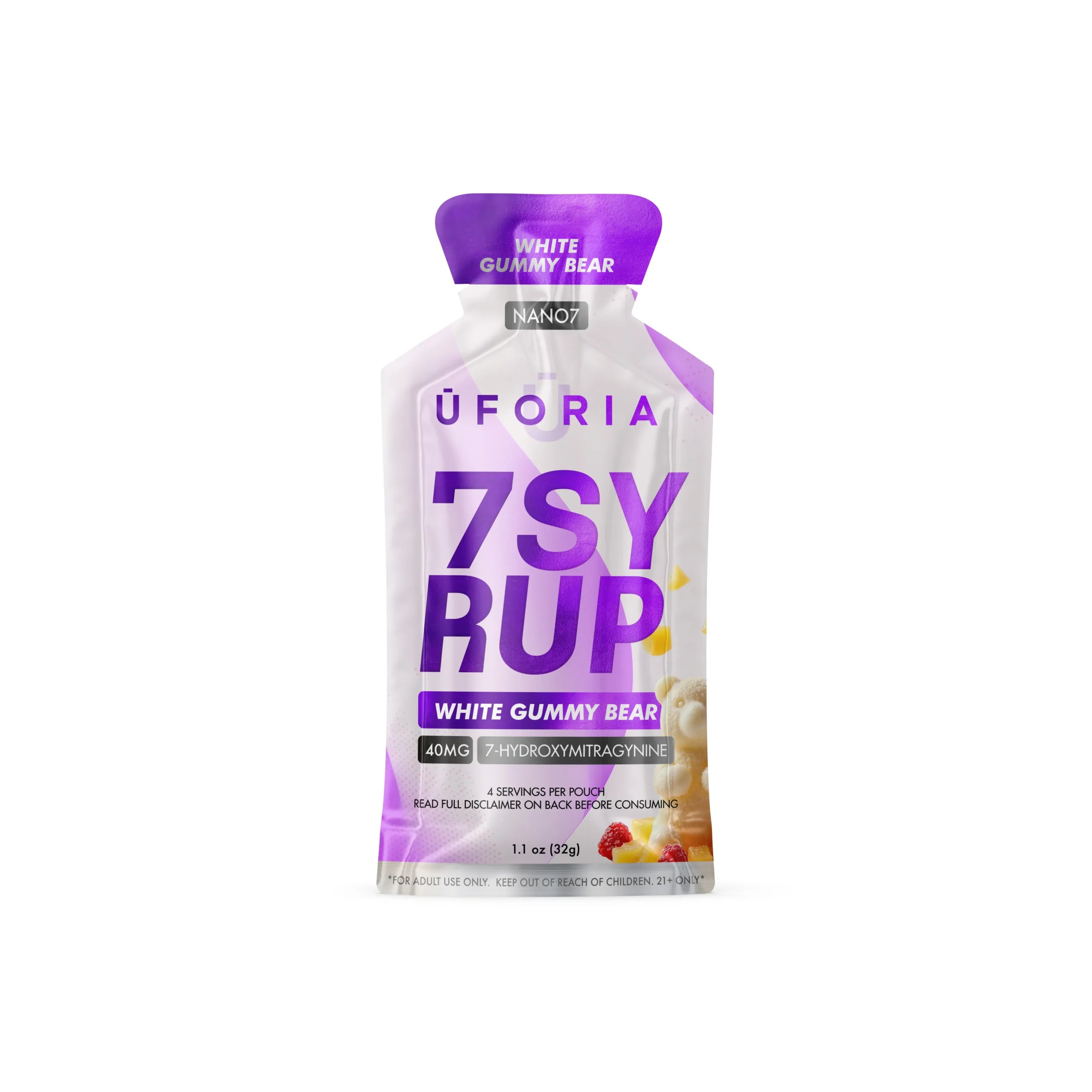 ŪFORIA - 7SYRUP NANO7 40mg 7-Hydroxy Shot Pouch